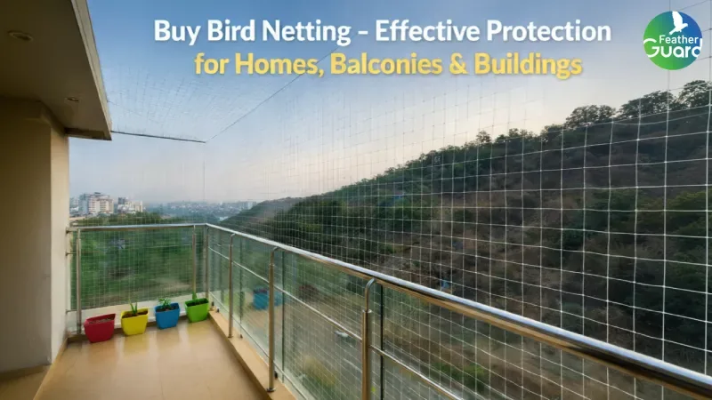 Buy Bird Netting – Effective Protection for Homes, Balconies & Buildings