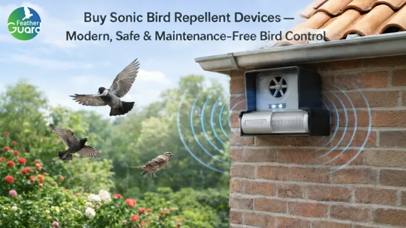 Buy Sonic Bird Repellent Devices – Modern, Safe & Maintenance-Free Bird Control